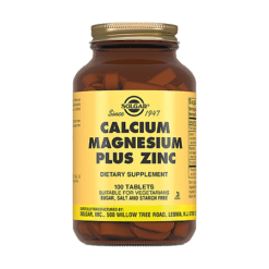 Solgar Calcium Magnesium Zinc, tablets, 100 pcs.