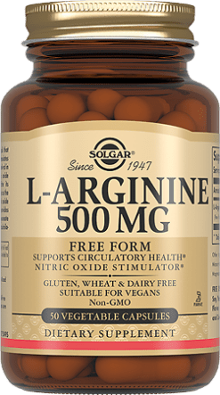 Solgar L-Arginine, 500 mg capsules 50 pcs