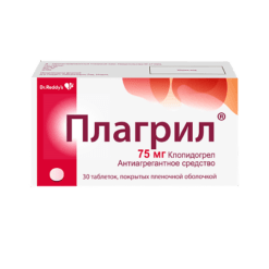 Plagril, 75 mg 30 pcs.