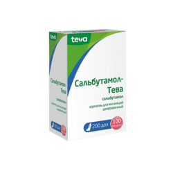 Salbutamol-Teva, aerosol 100 mcg/dose 200 doses