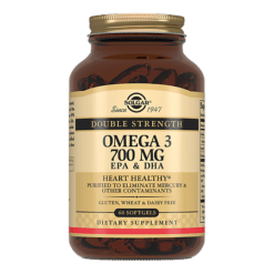 Solgar Double Omega-3 EPA/DHA, 700 mg capsules 60 pcs.