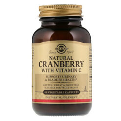 Solgar Natural Cranberry with Vitamin C, capsules, 60 pcs.