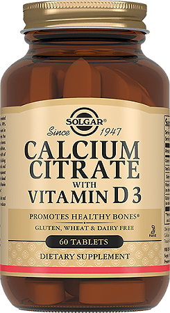 Solgar Calcium Citrate with Vitamin D3, tablets, 60 pcs.