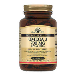 Solgar Double Omega-3 EPA/DHA, 700 mg capsules 30 pcs.
