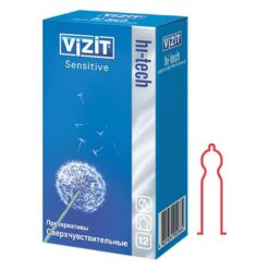 VIZIT HI-TECH sensitive condoms, 12 pcs