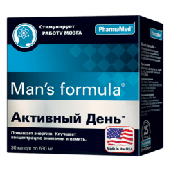 Mens formula Active Day, capsules, 30 pcs.