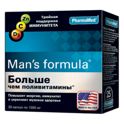 Mens formula More than multivitamins, capsules, 30 pcs.