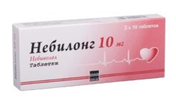 Nebilong, tablets 10 mg 30 pcs