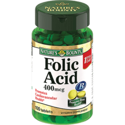 Natural Bounty Folic Acid tablets, 400 mcg, 100 pcs.
