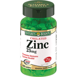 Neches Bounty zinc chelate, tablets 25 mg, 100 pcs.
