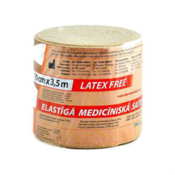 Lauma elastic medical bandage BP with clasp 10 cm x 3.5 m, 1 pc