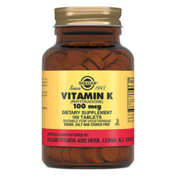 Солгар Витамин К, 100 мкг таблетки 100 шт.