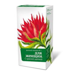 Herbal tea Altai №1 female, red brush, filter packs, 20 pcs.