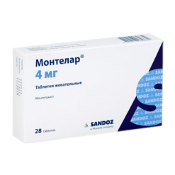 Монтелар, 4 мг 28 шт