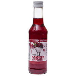 Cranberry syrup with fructose, 250 ml