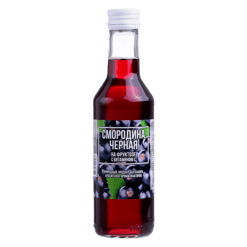 Black currant syrup, fructose-based, 250 ml