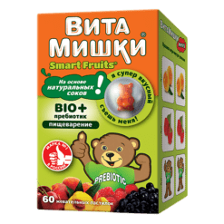 ВитаМишки Био+ пребиотик, пастилки, 60 шт.