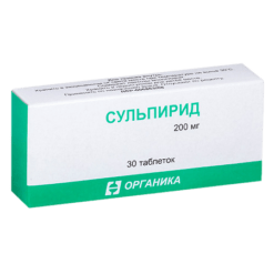Sulpiride, tablets 200 mg 30 pcs