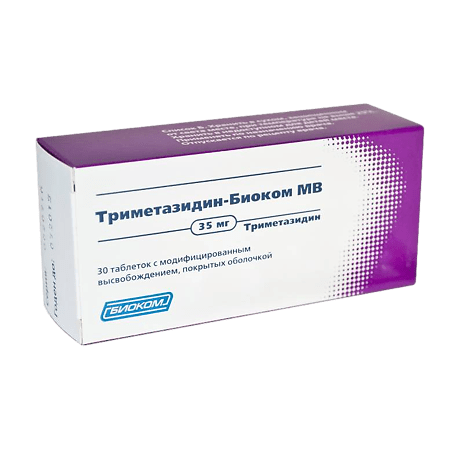 Trimetazidine-Biocom MB, 35 mg 30 pcs