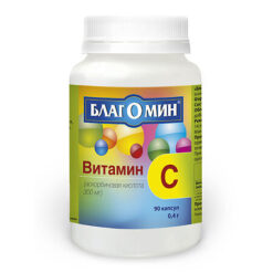 Blagomin Vitamin C 300 mg capsules 0.4 g, 90 pcs.
