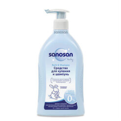 Sanosan Baby Bathing Liquid and Shampoo, 500 ml