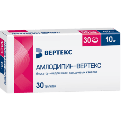 Amlodipine-Vertex, tablets 10 mg 30 pcs