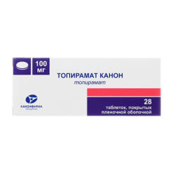 Topiramate Canon, 100 mg 28 pcs