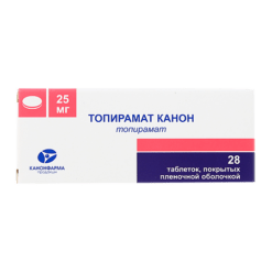 Topiramate Canon, 25 mg 28 pcs