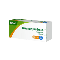 Тизанидин-Тева, таблетки 2 мг 30 шт
