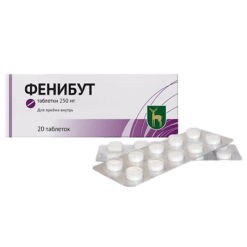 Фенибут, таблетки 250 мг 20 шт