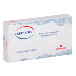 Keravort, cream 5% 0,25 g 12 pcs