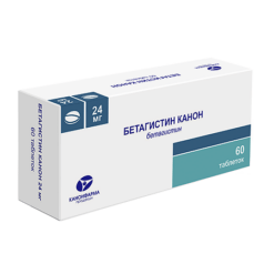 Бетагистин Канон, таблетки 24 мг 60 шт