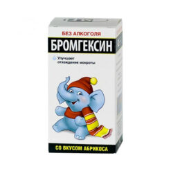 Bromhexin apricot flavored syrup 4 mg/5 ml 100 ml