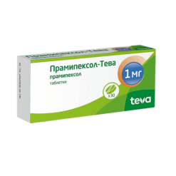 Прамипексол-Тева, таблетки 1 мг 30 шт