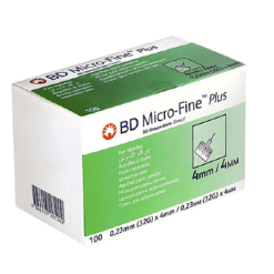 BD Micro-Fine Plus needles 0.23 mm (32G) x 4 mm, 100 pcs