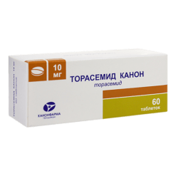 Торасемид Канон, таблетки 10 мг 60 шт