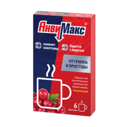 AnviMax, 5 g cranberry 6 pcs