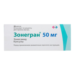 Zonegran, 50 mg capsules, 28 pcs.