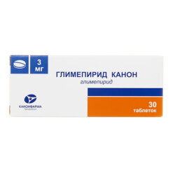 Glimepiride Canon, tablets 3 mg 30 pcs