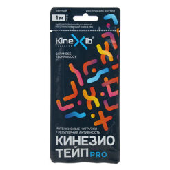 Tape Kinexib PRO with reinforced fixation, black 5 cm x 1 m, 1 pc
