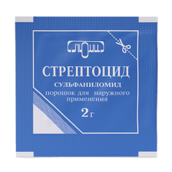 Стрептоцид, порошок 2 г