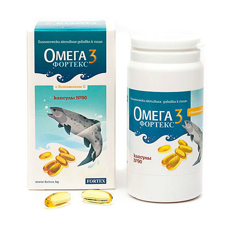 Omega 3 Fortex, 1372 g capsules 90 pcs.