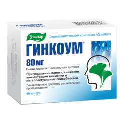 Gincome, 80 mg capsules 60 pcs