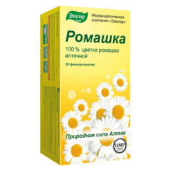 Chamomile flowers filter packs, 1.5 g 20 pcs