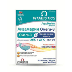 Aquamarine Omega-3 capsules, 60 pcs.