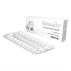 Bonade, 2 mg+0.03 mg 21 pcs