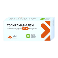 Topiramate-ALSI, 25 mg 30 pcs