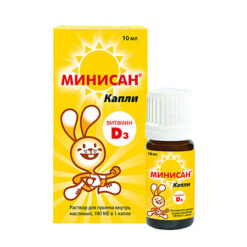 Minisan Vitamin D3, drops, 10 ml