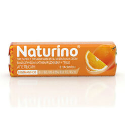Naturino, vitamin and natural juice lozenges, orange