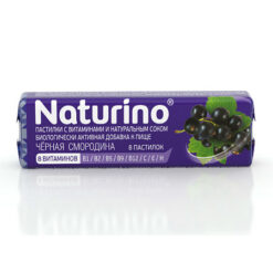 Naturino, vitamin and natural juice lozenges, black